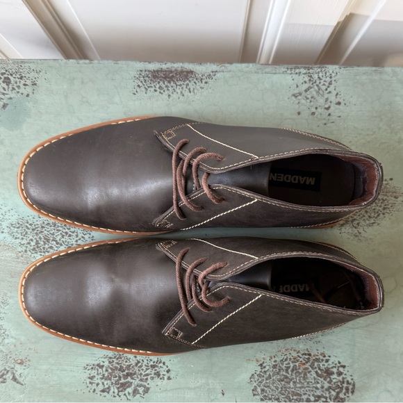 Madden Men's Brown Ankle Boots - Sz 10.5 - Picture 2 of 7